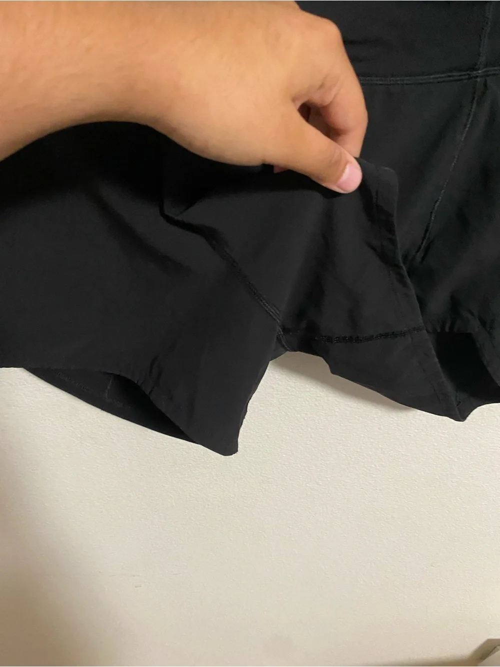 Lululemon Athletic Black Athletic Skort with Zip Pocket Detail With 6